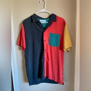 Urban Outfitters Color Block Button down